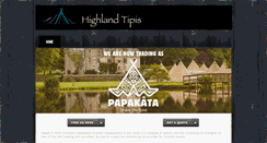 Desktop Screenshot of highlandtipis.co.uk